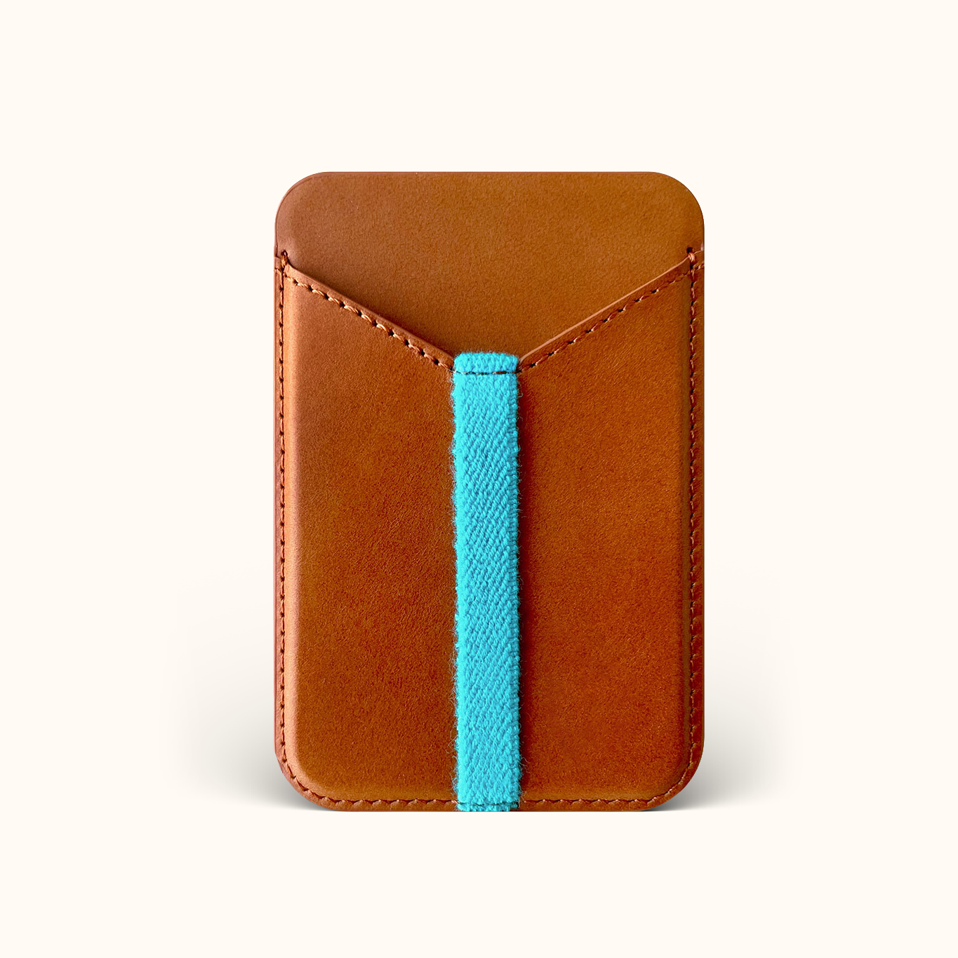 Full-grain Leather MagSafe Wallet | Bluebonnet Case Full-grain Leather MagSafe Wallet | Bluebonnet Case