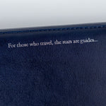 For those who travel, stars are the guide - Quote from Le Petit Prince - Leather Laptop Sleeve Carrying Case  - 13" Macbook Pro Case, 13" Macbook Air Case