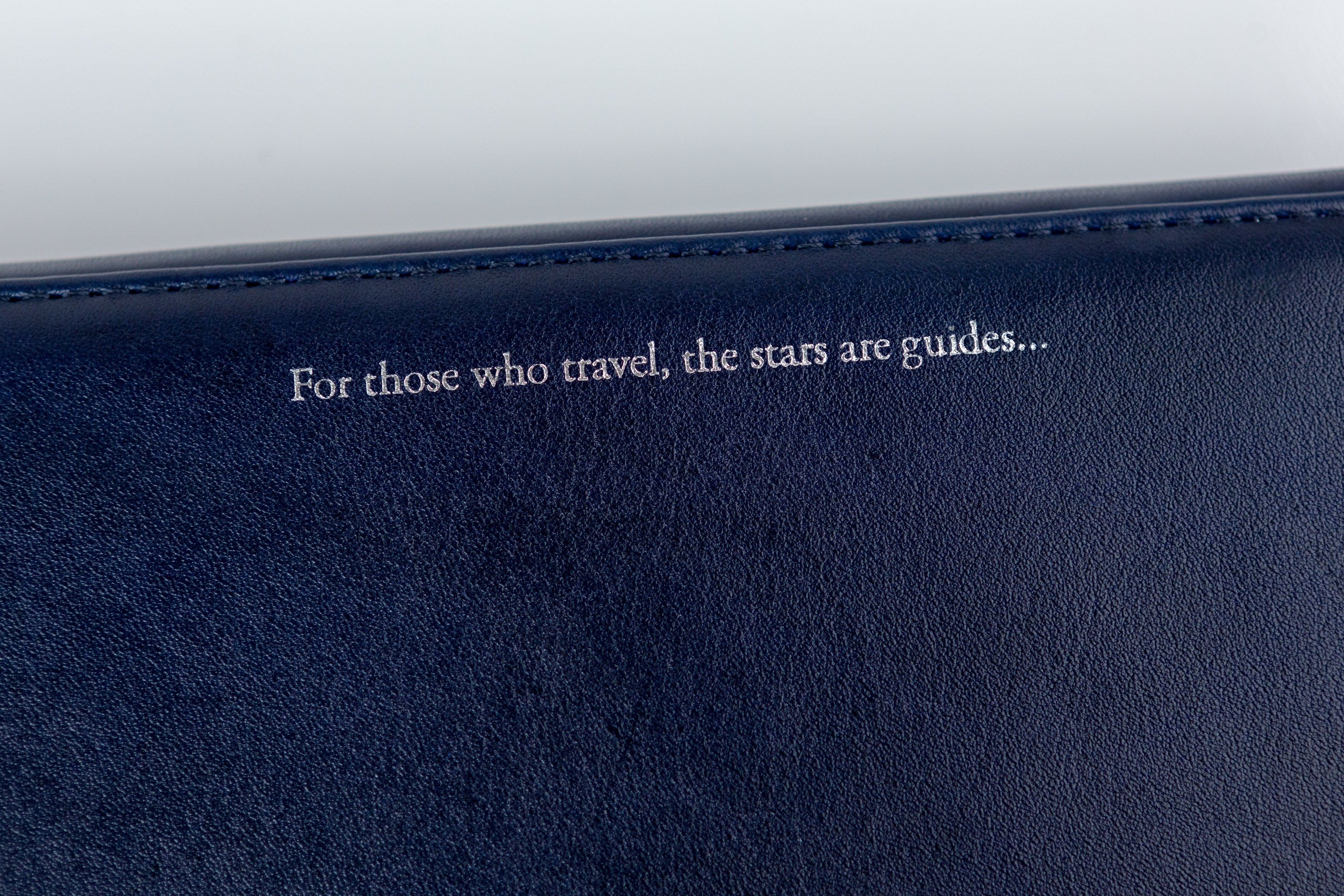 For those who travel, stars are the guide - Quote from Le Petit Prince - Leather Laptop Sleeve Carrying Case  - 13" Macbook Pro Case, 13" Macbook Air Case