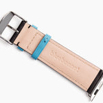 The Executive French Premium Leather Apple Watch Band - Black | Bluebonnet Case
