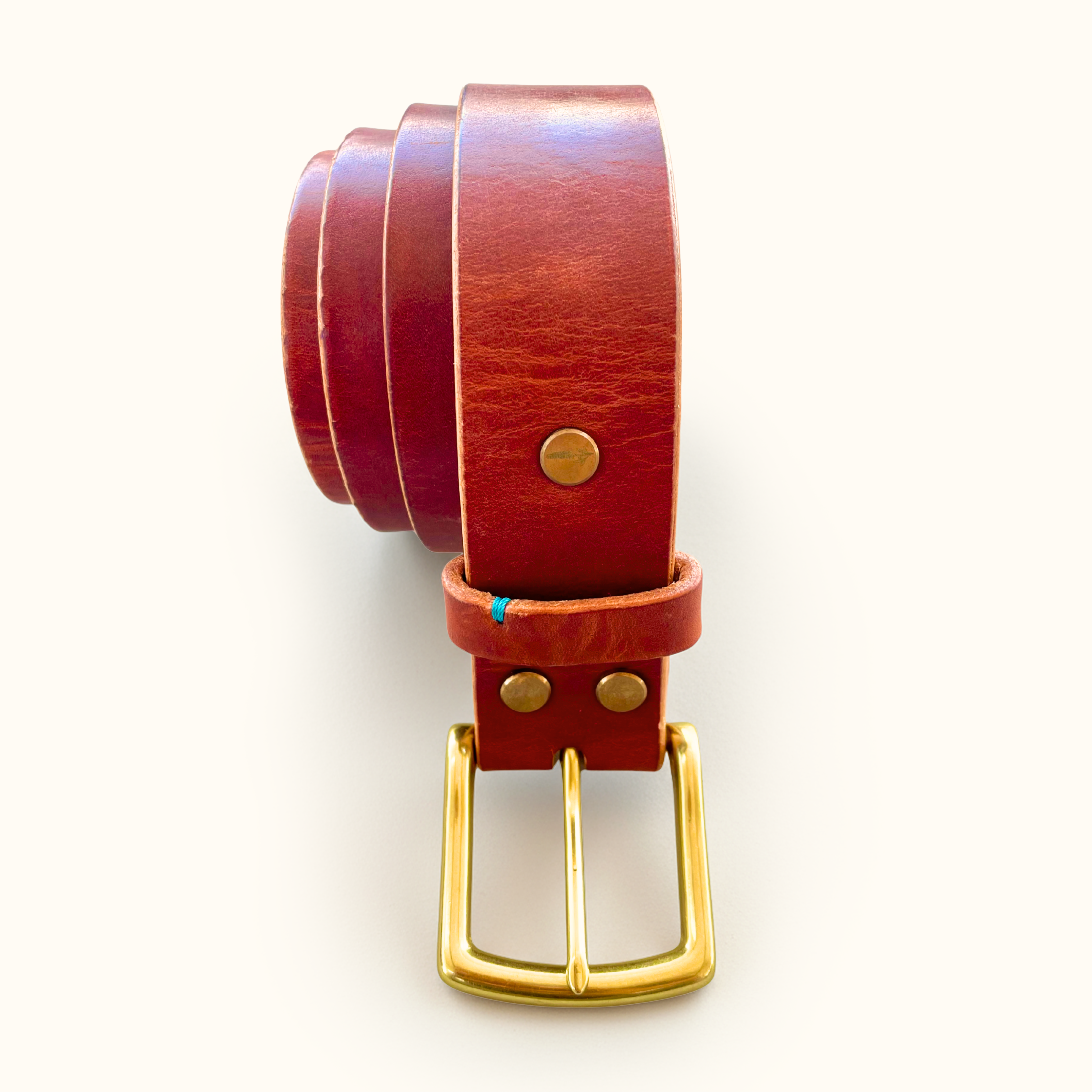 The Companion Horween Leather Belt - English Tan The Companion Horween Leather Belt - English Tan