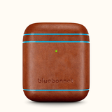 Leather AirPods Case - Brown