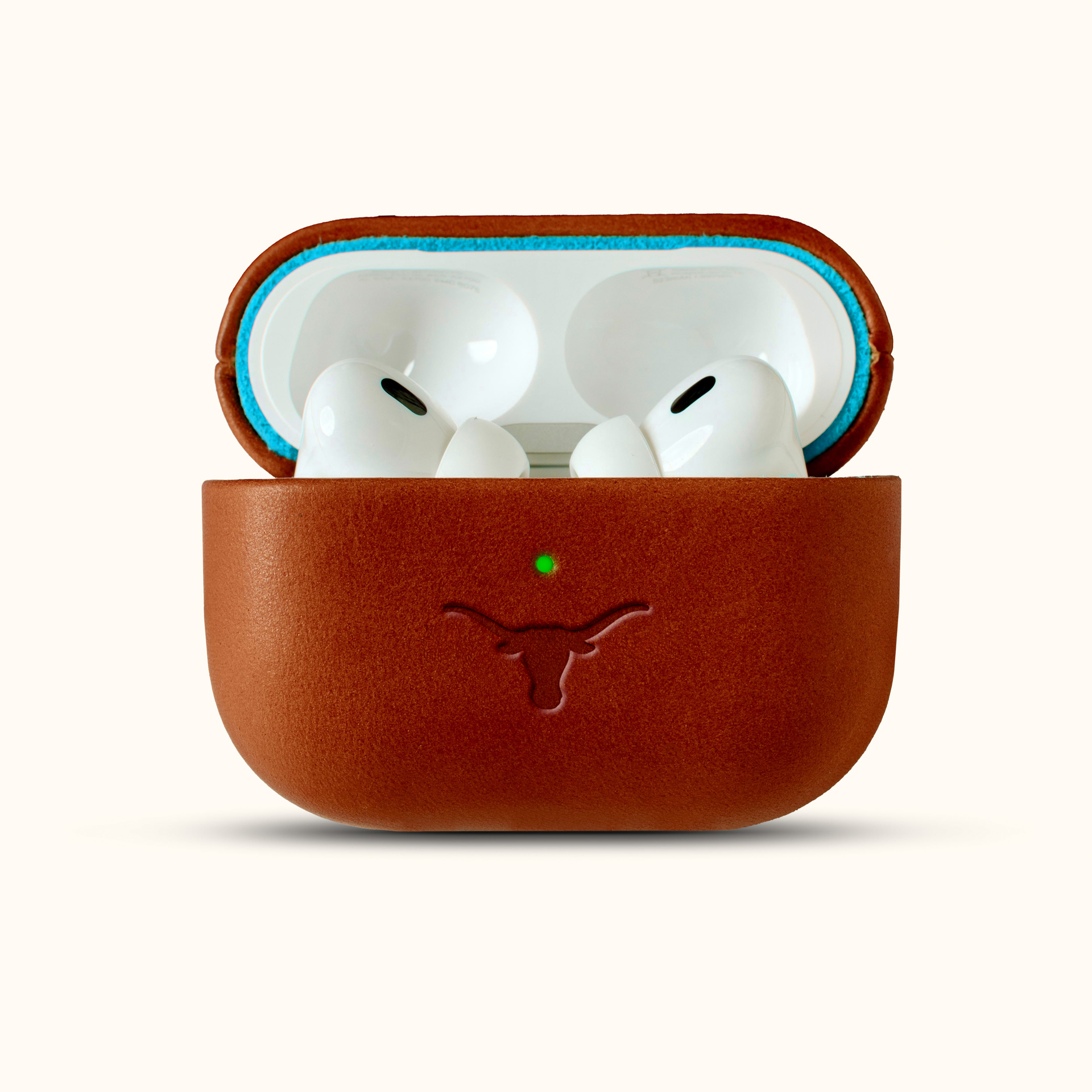 The GameDay Leather AirPods Pro 3 Case - Burnt Orange – Bluebonnet
