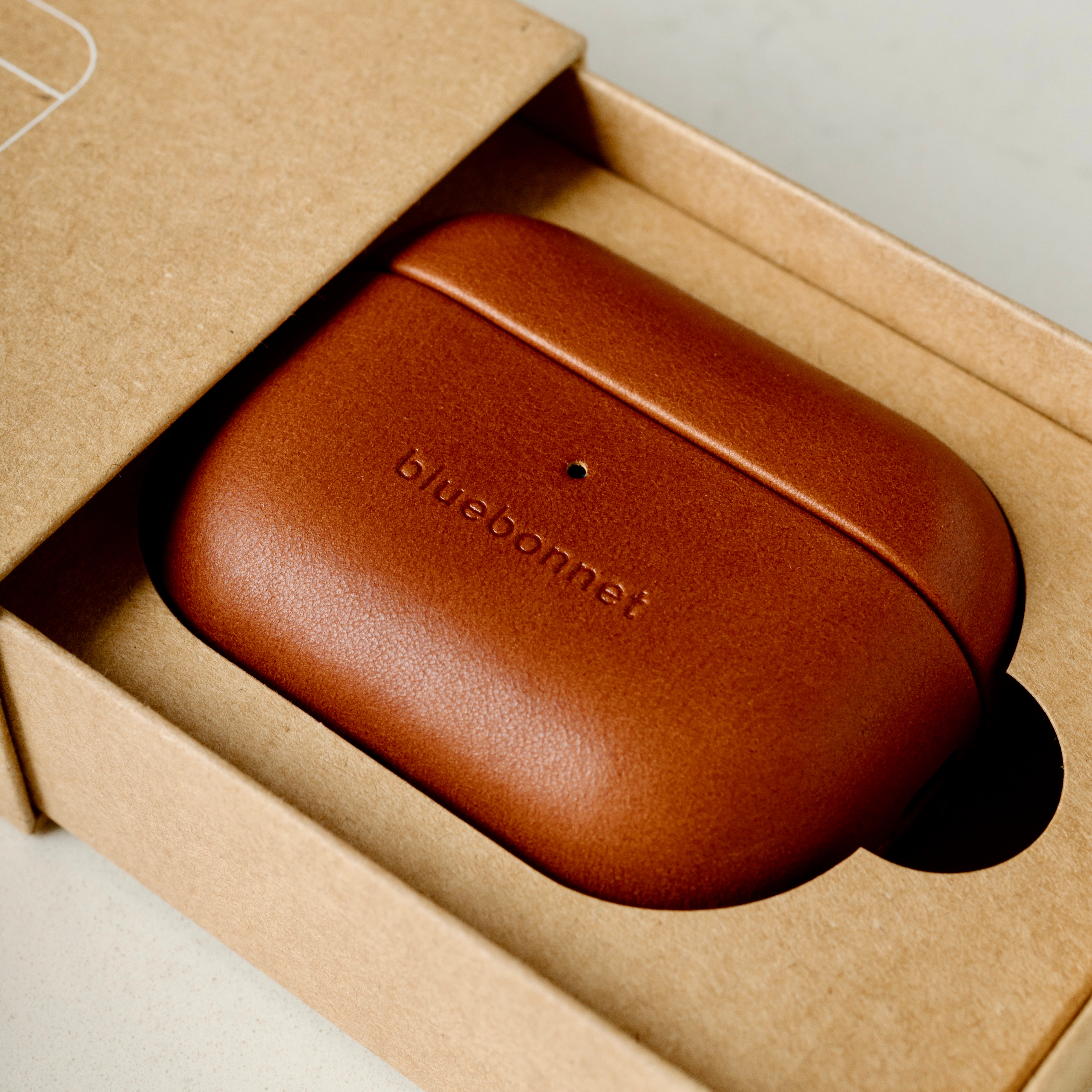 The GameDay Leather AirPods Pro 3 Case - Burnt Orange – Bluebonnet