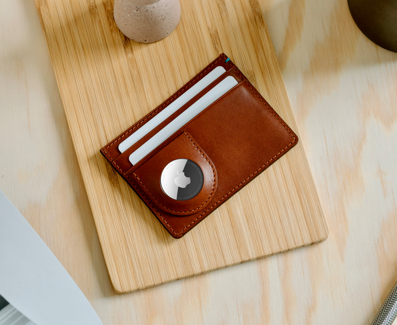 Italian Leather AirTag Wallet - Never Lose Your Wallet Again | Bluebonnet