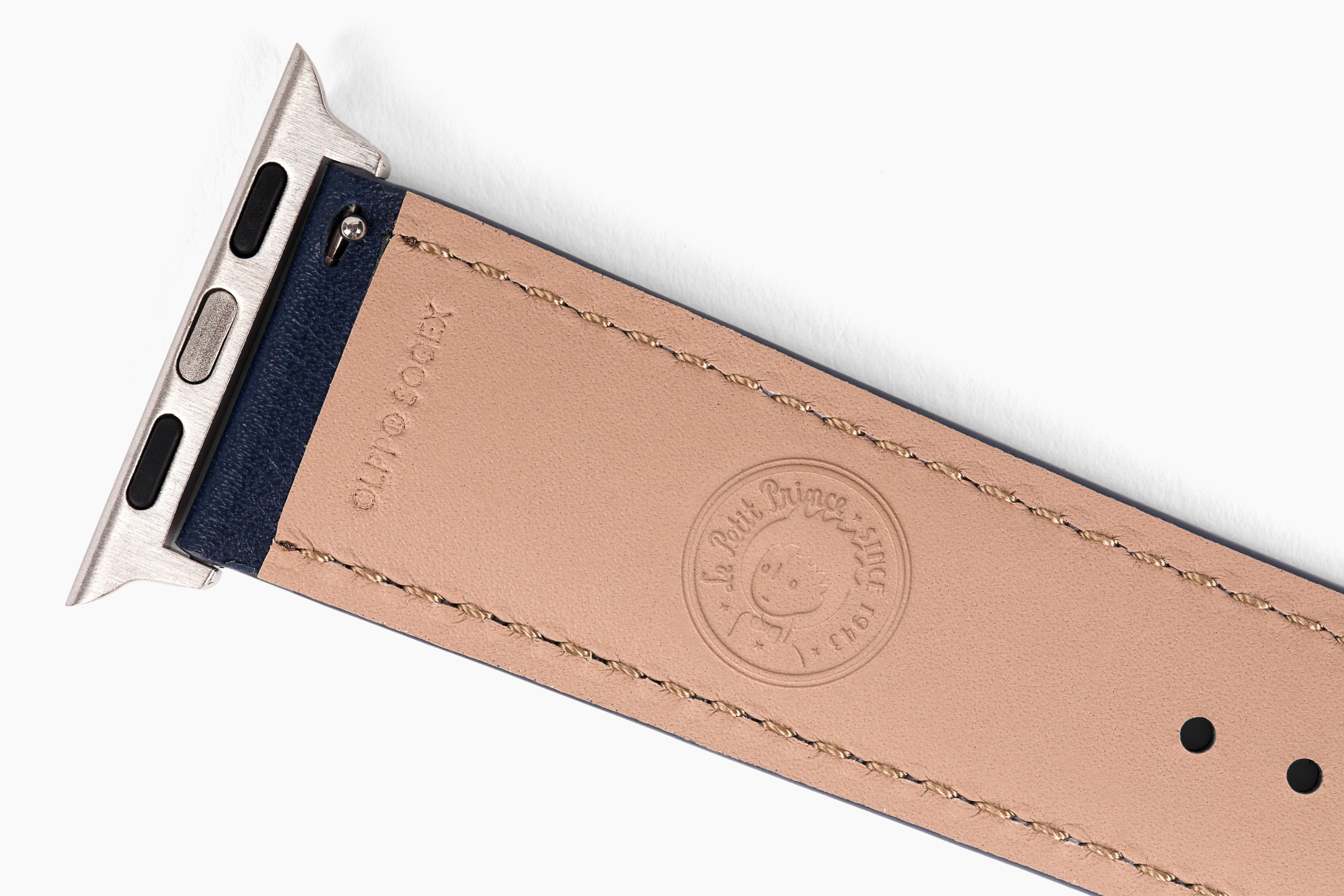 Bluebonnet Italian Leather Apple Watch Band - 42,44,45mm