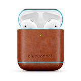 Leather AirPods Case (Wireless Charging) - Brown | Bluebonnet Case