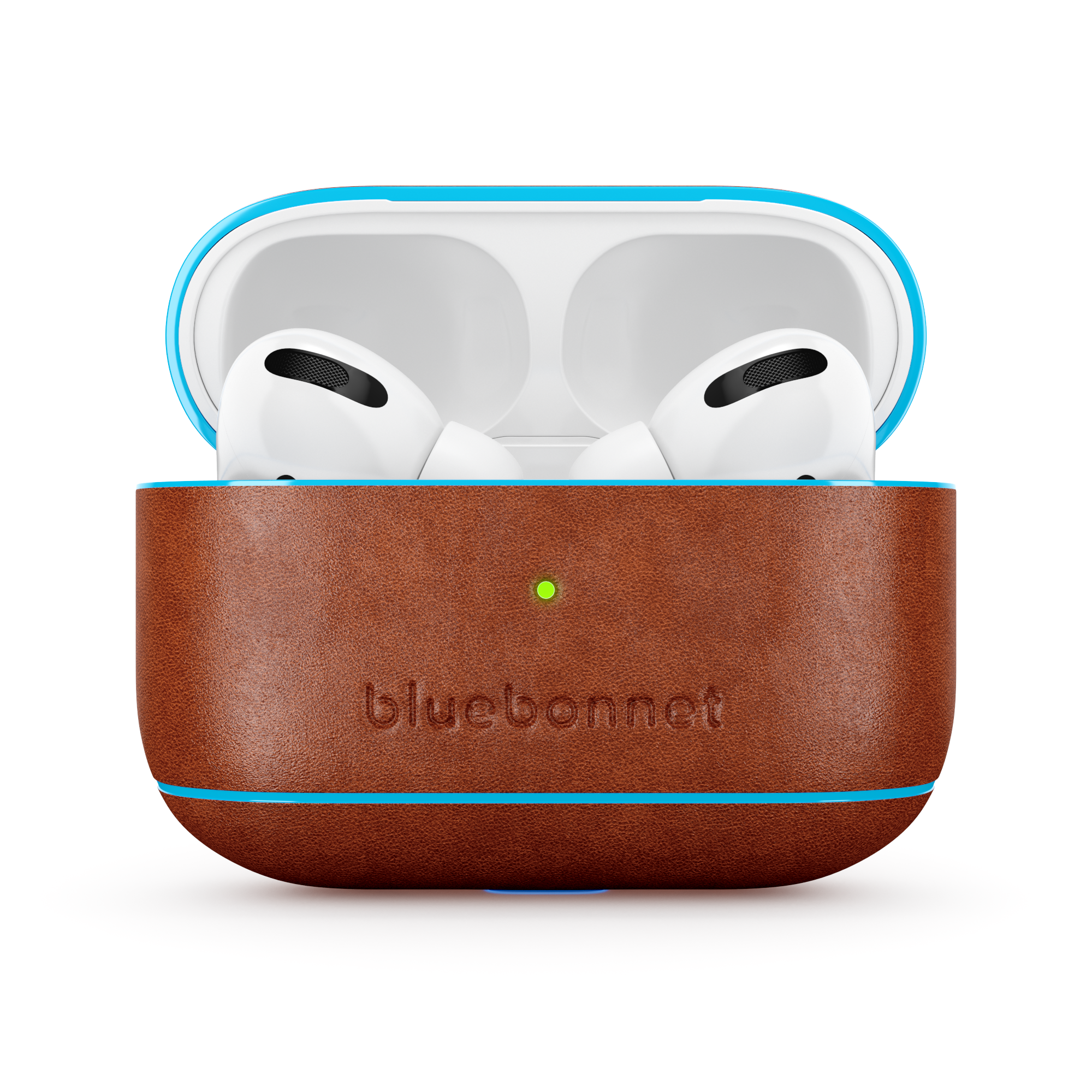 Brown Leather AirPods Pro Case | Wireless Charging – Bluebonnet Case