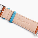 The Executive Premium French Leather Apple Watch Band - Tan | Bluebonnet Case