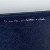For those who travel, stars are the guide - Quote from Le Petit Prince - Leather Laptop Sleeve Carrying Case  - 13" Macbook Pro Case, 13" Macbook Air Case
