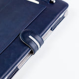 Strap Closure Folio Detail - Le Petit Prince Leather Laptop Sleeve Carrying Case  - 13" Macbook Pro Case, 13" Macbook Air Case